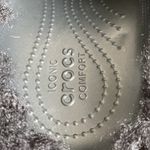 Crocs Siren Doodle Platform Chunky Heel Fuzzy Faux Fur Slides M9/W11 Shaggy Clog Photo 3