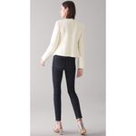 White House | Black Market WHBM Ivory White Soft Tweed Jacket 2 Photo 2