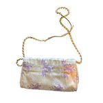 Prada lilac floral satin chain bag Photo 4
