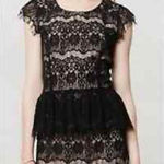 Anthropologie  / Maeve | Elsa peplum lace dress, size L Photo 0