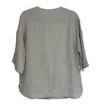 Beaton 100% Linen Beige Short Sleeve Chore Jacket Photo 1