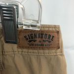Levi's Levi Strauss Signature Cargo Shorts Mid Rise Beige Size 6 Photo 6