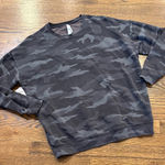 Athleta  Gray Camouflage Sweatshirt, S, sporty, active , minimal, soft Photo 0