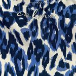 NWOT Calme Johnny Was SM Surf Shirt Blue Cheetah 112337 Photo 4