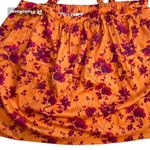 Roopa Pemmaraju Anthro Beaded Strappy Camisole Top Orange Floral Size XL NWOT Photo 1