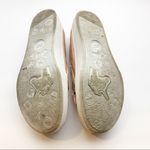 Wonder Nation  Size 6 Foil Rose Gold Ruffle Slip On Shoe Photo 5