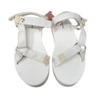 Stoney Clover Lane NWT Stoney Clover sandals Cream White Adjustable Foam Platform Size 8 Photo 1