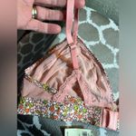 Aerie bra- pink tiny flower, size LG, pink with lots of lace and colors Photo 5