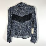 Idyllwind ‎ by Miranda Lambert Blue Long Sleeve Tassel Button Up Size Large Small Photo 7