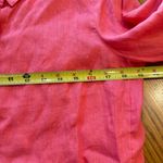 J. Jill‎ Love Linen Essential Shirt Small Coral Pink 100% Linen Button Front Top Photo 6