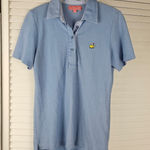 Magnolia Lane Masters‎ Womens Light Blue Golf Polo Shirt Small Photo 0