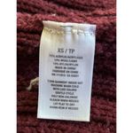Aeropostale  Burgundy Cable Knit‎ Open Cardigan Sleeveless Vest Size XS Pockets Photo 4