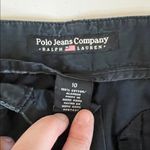 Ralph Lauren Polo Jeans Casual Cotton Pant Black Size 10 Photo 5