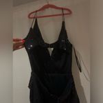 Camille La Vie navy sequin short dress size 3/4 Photo 2