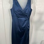 Donna Ricco   Women’s Dark Blue Sleeveless dress Size 12 EUC Photo 8