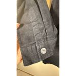 Threads 4 Thought Thought Black Corduroy Button Front Long Sleeve Shirt Dress Size 14 Sustainable Photo 5