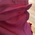 Muse Striped Silk Red Embellished Beaded Skirt Women's Size 6 Photo 7