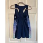 Vineyard Vines performance women's navy floral print racer back tank top size S Photo 1