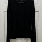 J.Crew  Black Label Black Long Sleeve Stretchy Shirt - Size XL Photo 0
