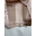 Talbots  Womens Sequins Tank Top Sz S Pink Metallic Sleeveless Scoop Neck Photo 3