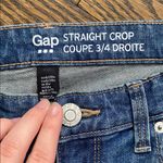 Gap Blue Cropped Distressed Jeans Photo 3