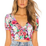 Privacy Please Revolve  Carolina Top in Barbara Floral - S Photo 0