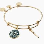 ALEX AND ANI
Harry Potter Expelliarmus Duo Charm Bangle in Shiny Gold Finish EUC Photo 0
