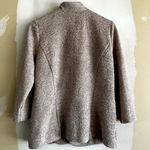 Alex Evenings  Embellished Open Front Coat Jacket Cocktail Formal Cream 12 Photo 3