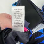 NEW Swimsuits for all sapo print women's blue & black halter tankini top size 24 Photo 8