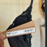 SKIMS  Fits‎ everybody Lace Triangle Bralette- NWT Onyx Size L Photo 4