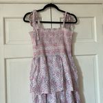 Love Shack Fancy  Caressa Floral Print Tiered Ruffle Maxi‎ Dress Candy Heart Size M Photo 12