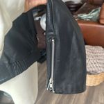 Open Road Black Leather Fringe Jacket size 8 Photo 11