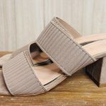  7.5 Lisah Taupe Slip On Block Heels Altard State Photo 2