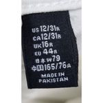 Gap Legging Skimmer Cheville White Denim Jeans Comfort‎ Stretch Size 12 Photo 5