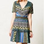 Anthropologie  Plenty By Tracy Reese New Moon Dress Size Small Blue Green Boho Photo 1