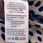 J.Crew  Womens Sz 12 Spotted Long Sleeve V-neck Popover Top White Black Photo 13