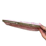 Lilly Pulitzer  Embroidered‎ Floral Shoulder Bag Clutch Pink White Purse Preppy Photo 14