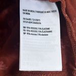 American Eagle Blouse Womens L Rust Floral Floral Smocked Cottagecore Country Photo 4