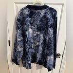 Liz & Me New Reversible Quilted Stitching Button Front Jacket Blue Plus Size 5X Photo 9