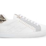 Steve Madden Bianka White Suede Leather Sneakers Photo 0