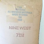 Nine West Shiny Ankle Strap Sandals Heels Silver Glitter Women’s Size 7.5 M Photo 10