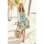 J. Jill Love Linen Lemon Print Sleeveless A Photo 11
