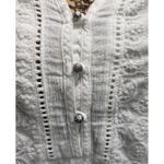Bandolino  White Embroidered Peasant Blouse Womens XL 3/4 Sleeve Top‎ Photo 1