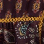 Farmers Market Woman Size L Bohemian Hippie Long Sleeve‎ Blouse. Red Size L Photo 4