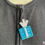 Tiara International Vintage Christmas Cardigan Sweater Zip Beaded Gifts Large Photo 1