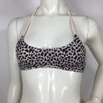 Topshop Smocked Leopard Bikini Top Blush 6 Photo 8