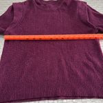 Who What Wear  Plum Purple Ribbed Knit Sweater Size L Photo 3