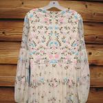 Mac Duggal  35111 Womens Ivory Embroidered Blouson Sleeve Boho Gown Dress Photo 12