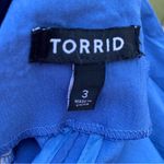 Torrid  Blue Open Front Blazer Size 3 Photo 7