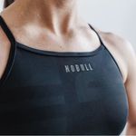 Nobull NWT Matte High-Neck Sports Bra - XS - NB Print (green and black) Photo 4